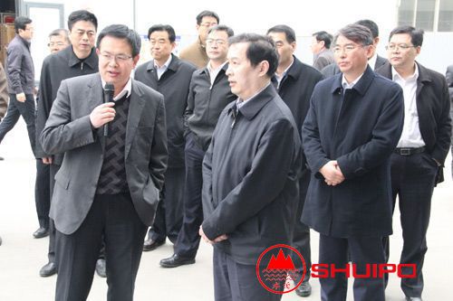 山東省副省長張超超來水泊焊割考察